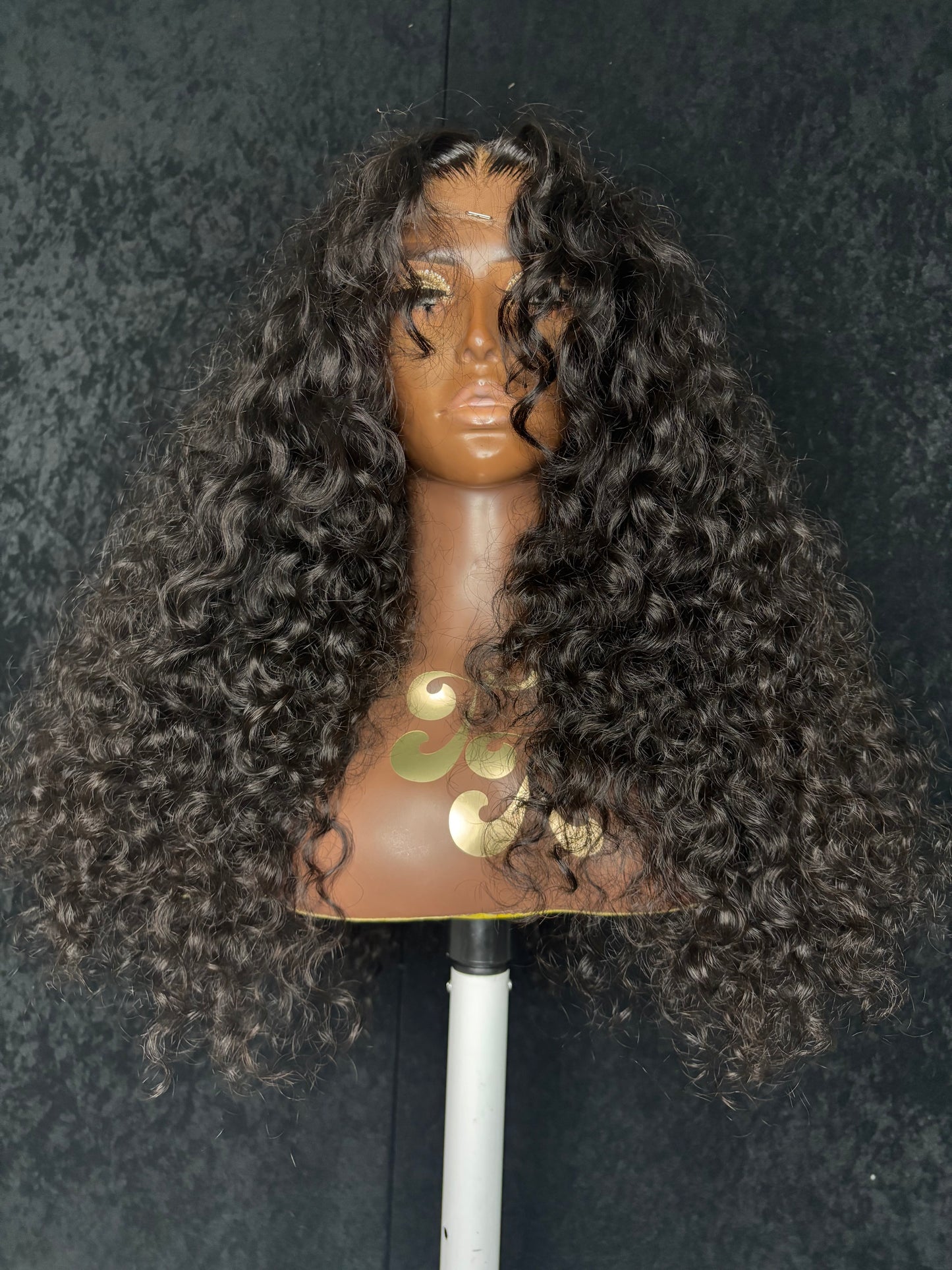 20” raw curly