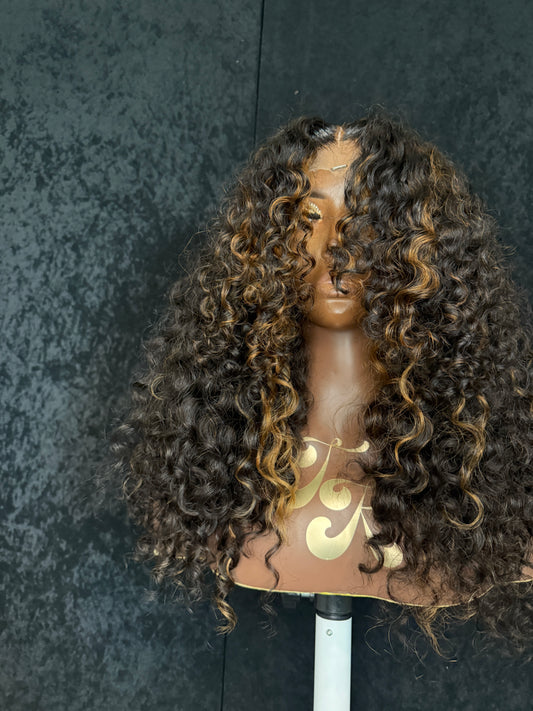 20” Burmese curly highlighted